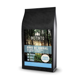 Instinto Pavo de Corral Pienso Natural para Perro Adulto Pienso para Perros Patitas&co