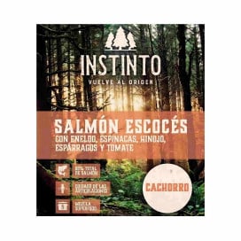 Instinto Pienso Natural de Salmón Escocés para Perro Cachorro Pienso para Cachorros Patitas&co
