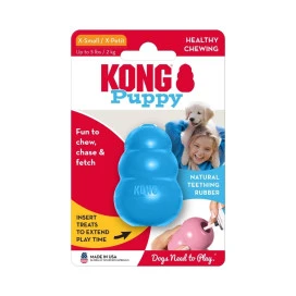 Kong Puppy Juguete Divertido Rellenable Azul/Rosa para Perro Juguetes para perros Patitas&co