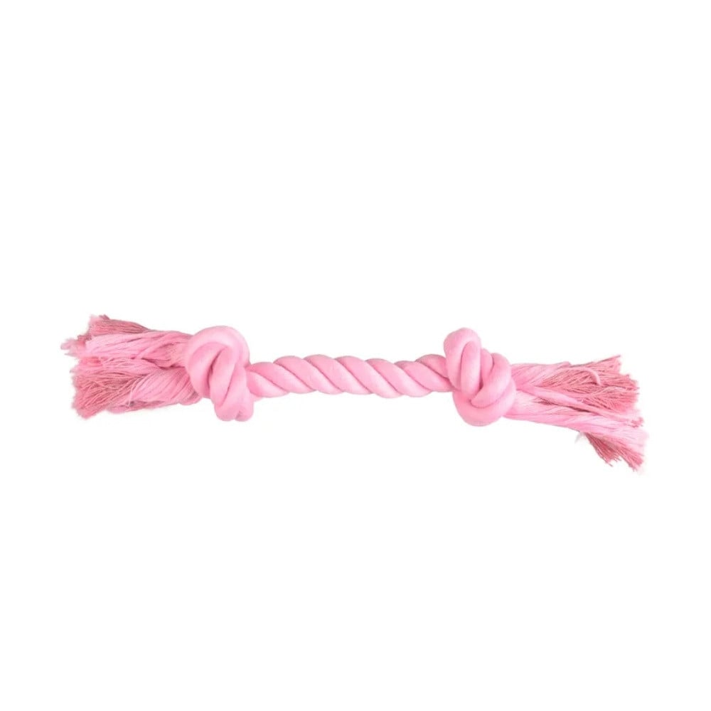 Flamingo Cuerda con Nudos Rosa Para Perros Pequeños