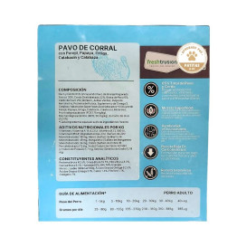 Instinto Pienso Natural de Pavo de Corral para Perro Adulto Pienso para Perros Patitas&co