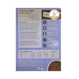 Instinto Pienso Natural de Pavo de Corral para Perro Cachorro Pienso para Perros Patitas&co