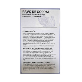 Instinto Pienso Natural de Pavo de Corral para Perro Cachorro Pienso para Perros Patitas&co