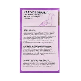 Instinto Pienso Natural de Pato de Granja para Perro Pienso para Perros Patitas&co