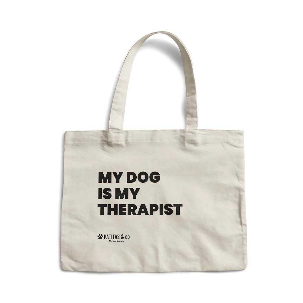 Bolsa Patitas My Dog is My Therapist Transportines y Bolsos para Perros Patitas&co