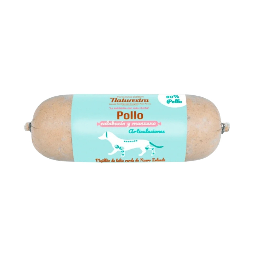 Naturextra Salchicha Apoyo Articular de Pollo para Perros Patitas&co Patitas&co Naturextra Salchicha Apoyo Articular de Pollo para Perros Patitas&co Patitas&co