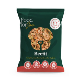 Food for Joe Comida Cocinada Beefit Ternera para Perro Comida Cocinada para Perro Patitas&co