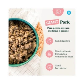 Food for Joe Comida Cocinada Giant Cerdo para Perros Comida Cocinada para Perro Patitas&co