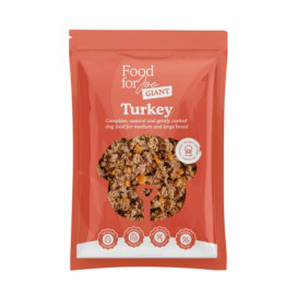 Food for Joe Comida Cocinada Giant Pavo para Perro Comida Cocinada para Perro Patitas&co