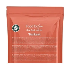 Food for Joe Comida Cocinada Giant Pavo para Perro Comida Cocinada para Perro Patitas&co