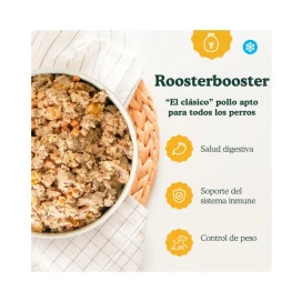 Food for Joe Comida Cocinada Roosterbooster Pollo para Perro Comida Cocinada para Perro Patitas&co