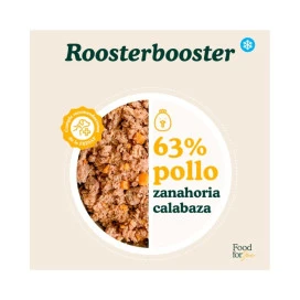 Food for Joe Comida Cocinada Roosterbooster Pollo para Perro Comida Cocinada para Perro Patitas&co