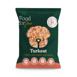 Food for Joe Comida Cocinada Turkeat Pavo para Perro Comida Cocinada para Perro Patitas&co