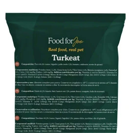 Food for Joe Comida Cocinada Turkeat Pavo para Perro Comida Cocinada para Perro Patitas&co