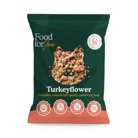 Food for Joe Comida Cocinada Turkeyflower para Gato Comida cocinada para gatos Patitas&co