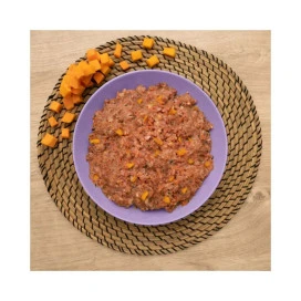 Natuka Menú BARF de Pavo y Vaca para Perro Comida Cocinada para Perro Patitas&co