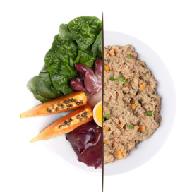 Puromenu Menú Cocinado Pollo Supreme para Perro Comida Cocinada para Perro Patitas&co