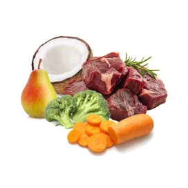 Puromenu Menú Cocinado Vacuno a la Canine Comida Cocinada para Perro Patitas&co