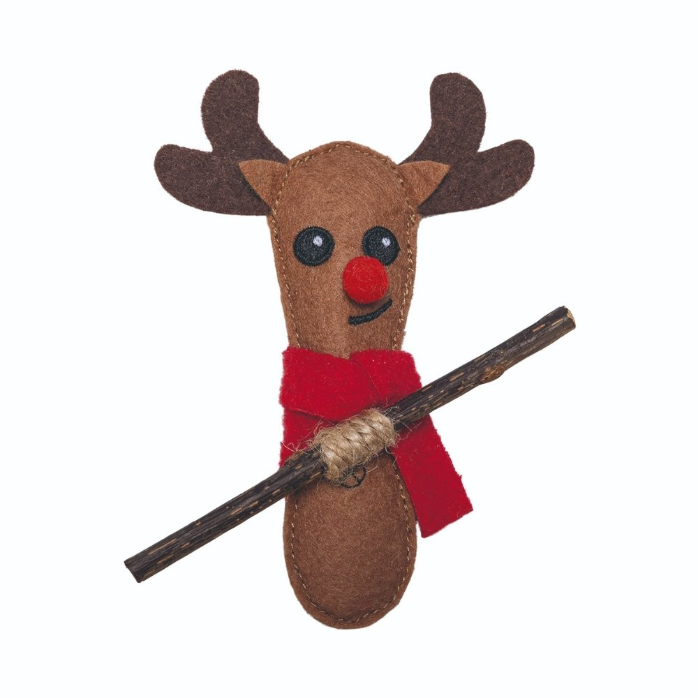 Reno de Navidad Matatabi Para Gatos Especial navidad Patitasco