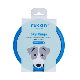 Rucan Frisbee Sky Rings Azul para Perro Juguetes para perros Patitas&co Rucan Frisbee Sky Rings Azul para Perro Juguetes para perros Patitas&co