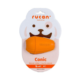 Rucan Conic Naranja para Perro Juguetes para perros Patitas&co