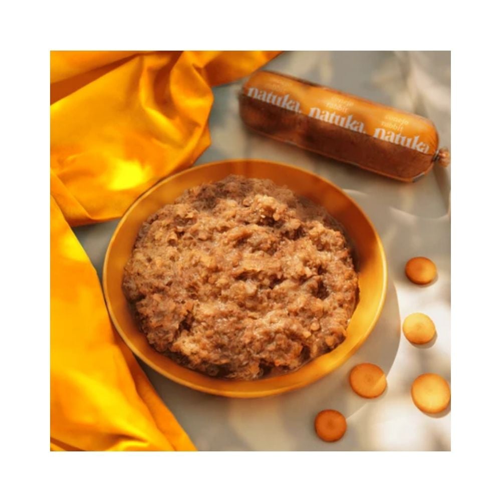 Natuka Menú BARF de Conejo para Perro Dieta BARF Perros Patitas&co