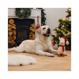 Beeztees Llama de Peluche Navideña para Perro Especial navidad Patitas&co