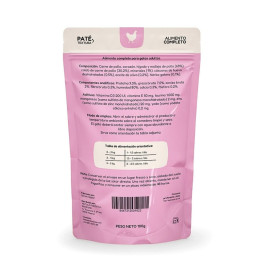 Pack 12 Sobres Milo y Lola de Pollo con Corazones para Gatos Comida húmeda para gatos Patitas&co