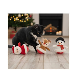 Beeztees Juguete Surtido Navideño para Gatos Especial navidad Patitas&co