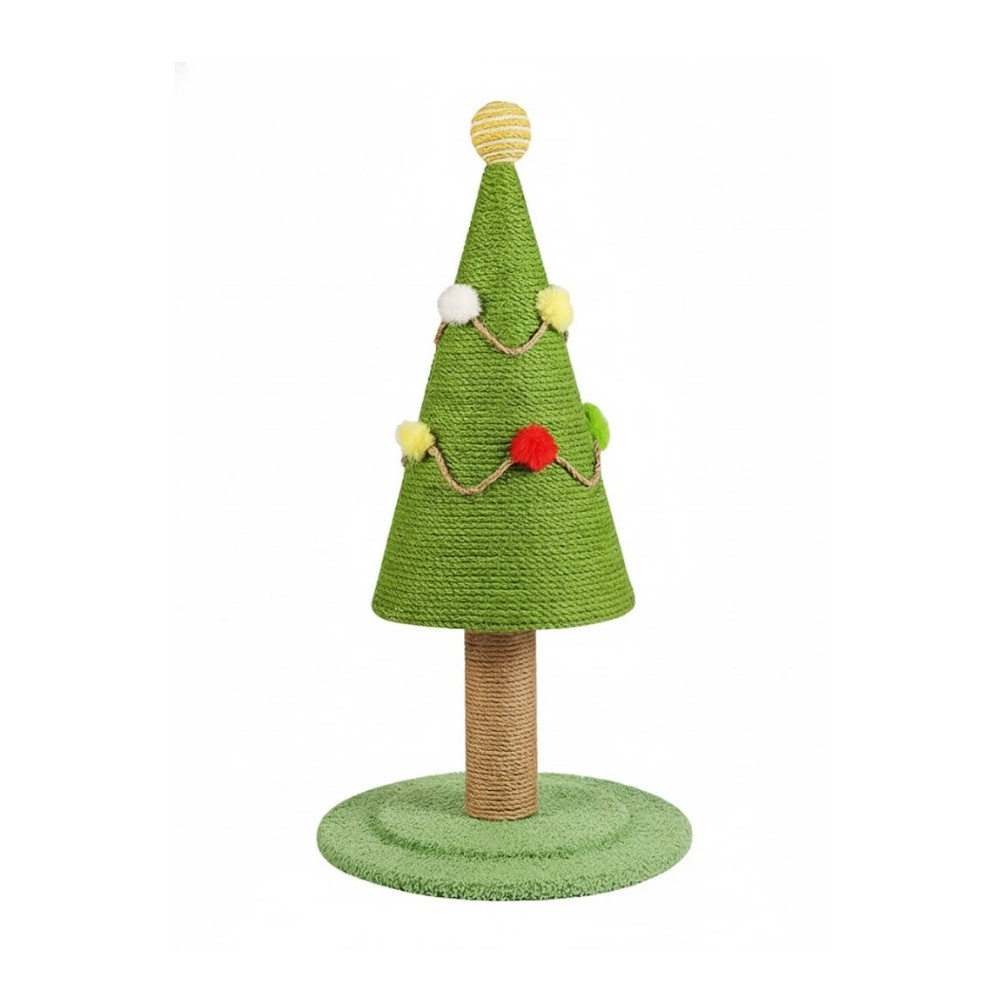 Rascador Árbol de Navidad de Sisal Natural para Gato Especial navidad Patitas&co