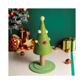 Rascador Árbol de Navidad de Sisal Natural para Gato Especial navidad Patitas&co