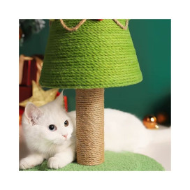 Rascador Árbol de Navidad de Sisal Natural para Gato Especial navidad Patitas&co