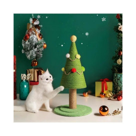 Rascador Árbol de Navidad de Sisal Natural para Gato Especial navidad Patitas&co