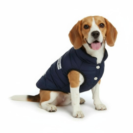 Abrigo Patitas Azul para Perro Mediano