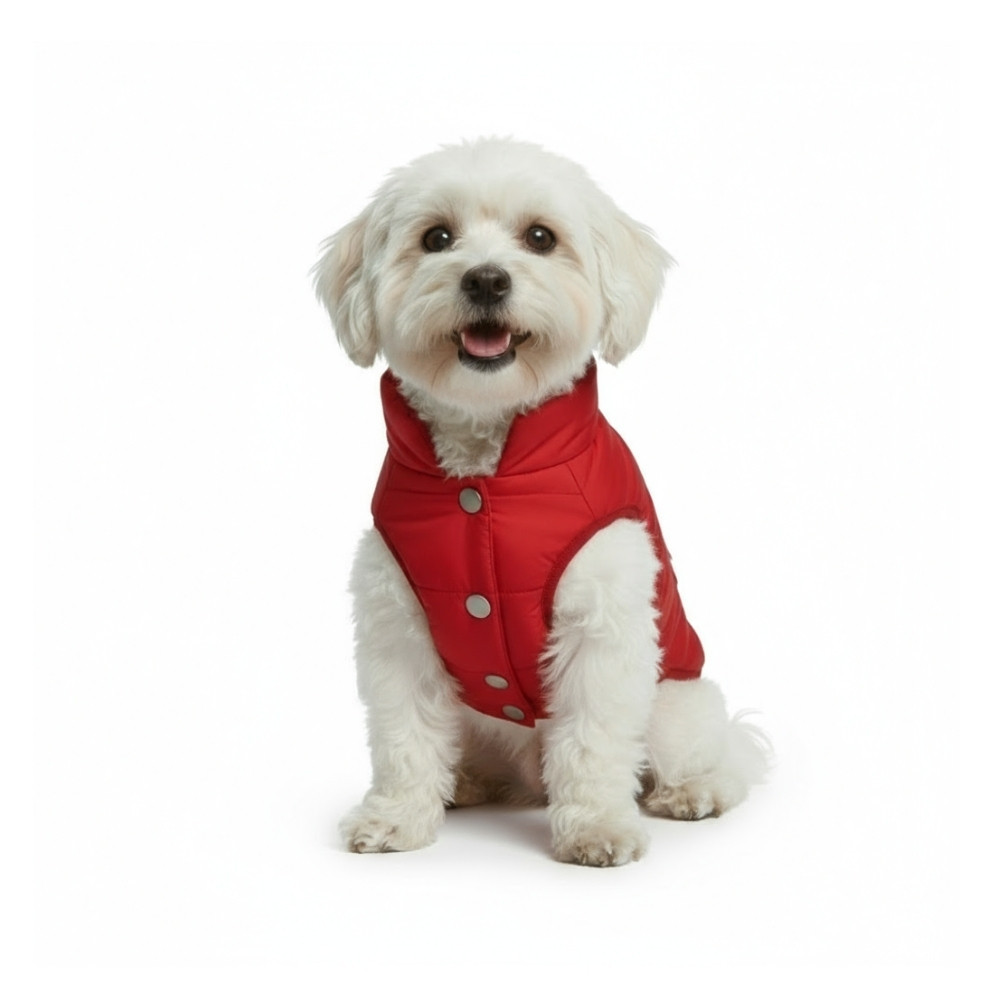 Abrigo Patitas Rojo para Perro Pequeño
