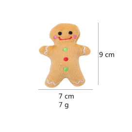 Peluche Surtido de Hombre de Jengibre o Reno Catnip para Gato Especial navidad Patitas&co