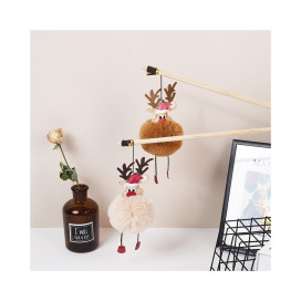 Juguete Surtido Caña Alce de Felpa para Gato Especial navidad Patitas&co