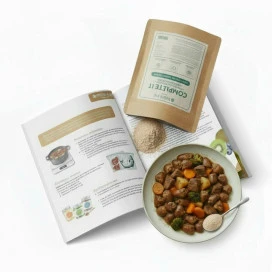 Pack Recetario Cocina para Ellos + Complete It 250g para Perro Patitas&co Patitas&co