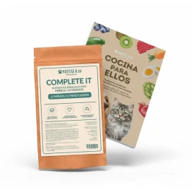Pack Recetario Cocina para Ellos + Complete It 250g para Cachorro Patitas&co Patitas&co