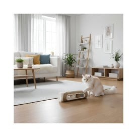 Flamingo Rascador Tubo con Pelotas para Gato Rascadores para Gatos Patitas&co