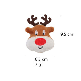 Peluche Surtido de Hombre de Jengibre o Reno Catnip para Gato Especial navidad Patitas&co
