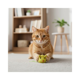 Freecat Peluche Ratón de Lana para Gatos (ud) Juguetes para gatos Patitas&co