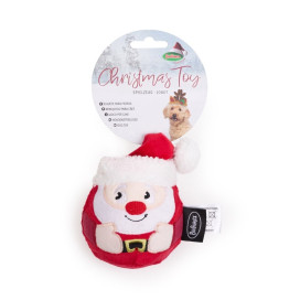 Bubimex Peluche Bola Papá Noel con Sonido para Perro Especial navidad Patitas&co