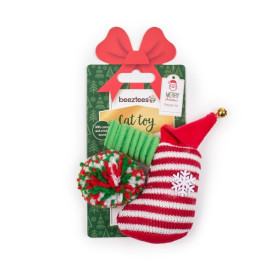Beeztees Juguete 3 Piezas de Navidad para Gato Especial navidad Patitas&co