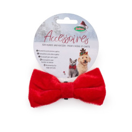 Bubimex Pajarita de Felpa para Perros y Gatos Especial navidad Patitas&co