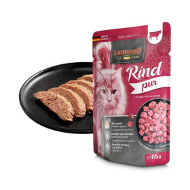 Leonardo Sobre Puro de Ternera para Gato Comida húmeda para gatos Patitas&co