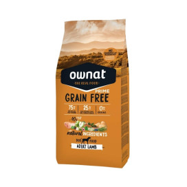 Ownat Grain Free Prime de Cordero para Perro Adulto Pienso para Perros Patitas&co