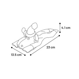 Flamingo Juguete de Navidad Reno Tumbado Marrón Especial navidad Patitas&co