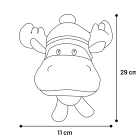 Flamingo Alce de Navidad para Perro (ud) Especial navidad Patitas&co