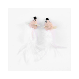 Freecat Juguete Set Dos Ratones con Plumero para Gatos Juguetes para gatos Patitas&co